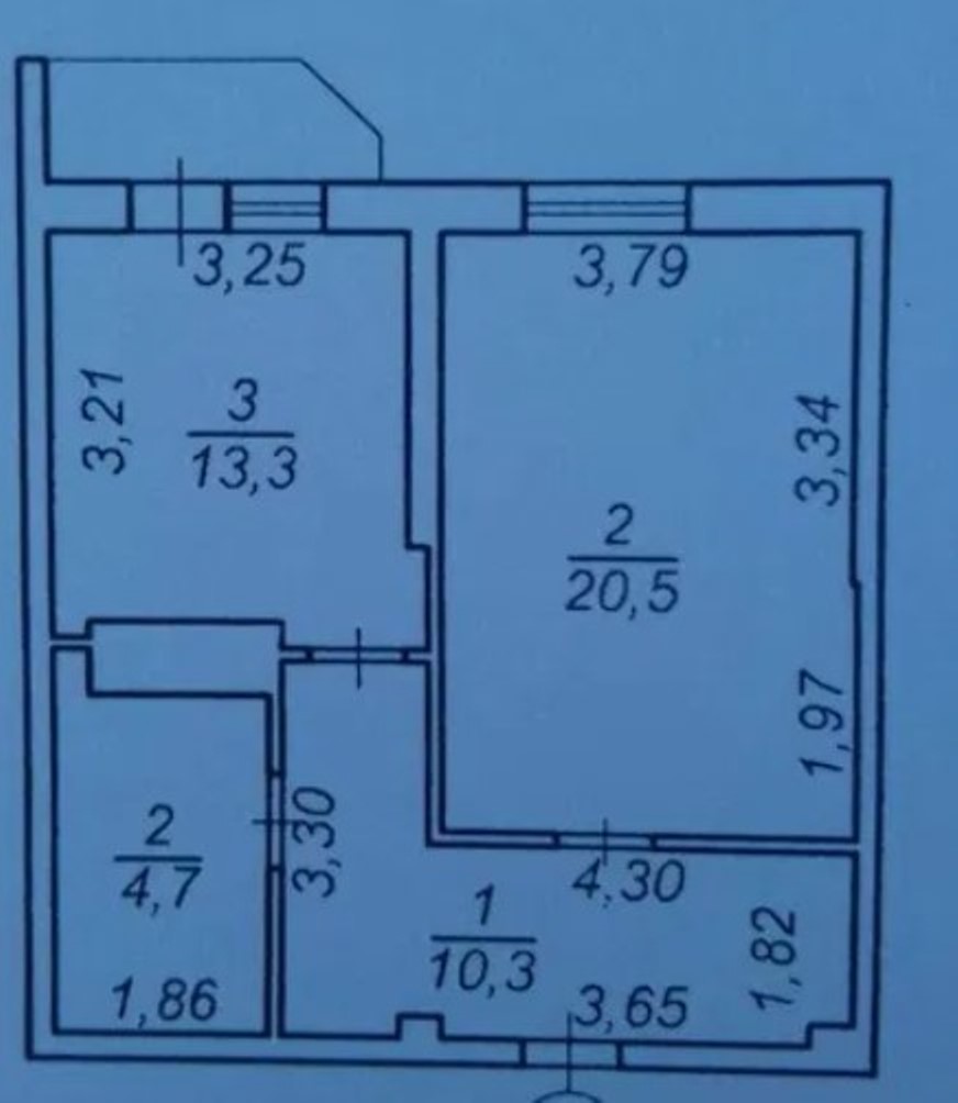 Квартира на ул. Вадатурского Алексея, 51 м², 40 000$ — FAKTOR