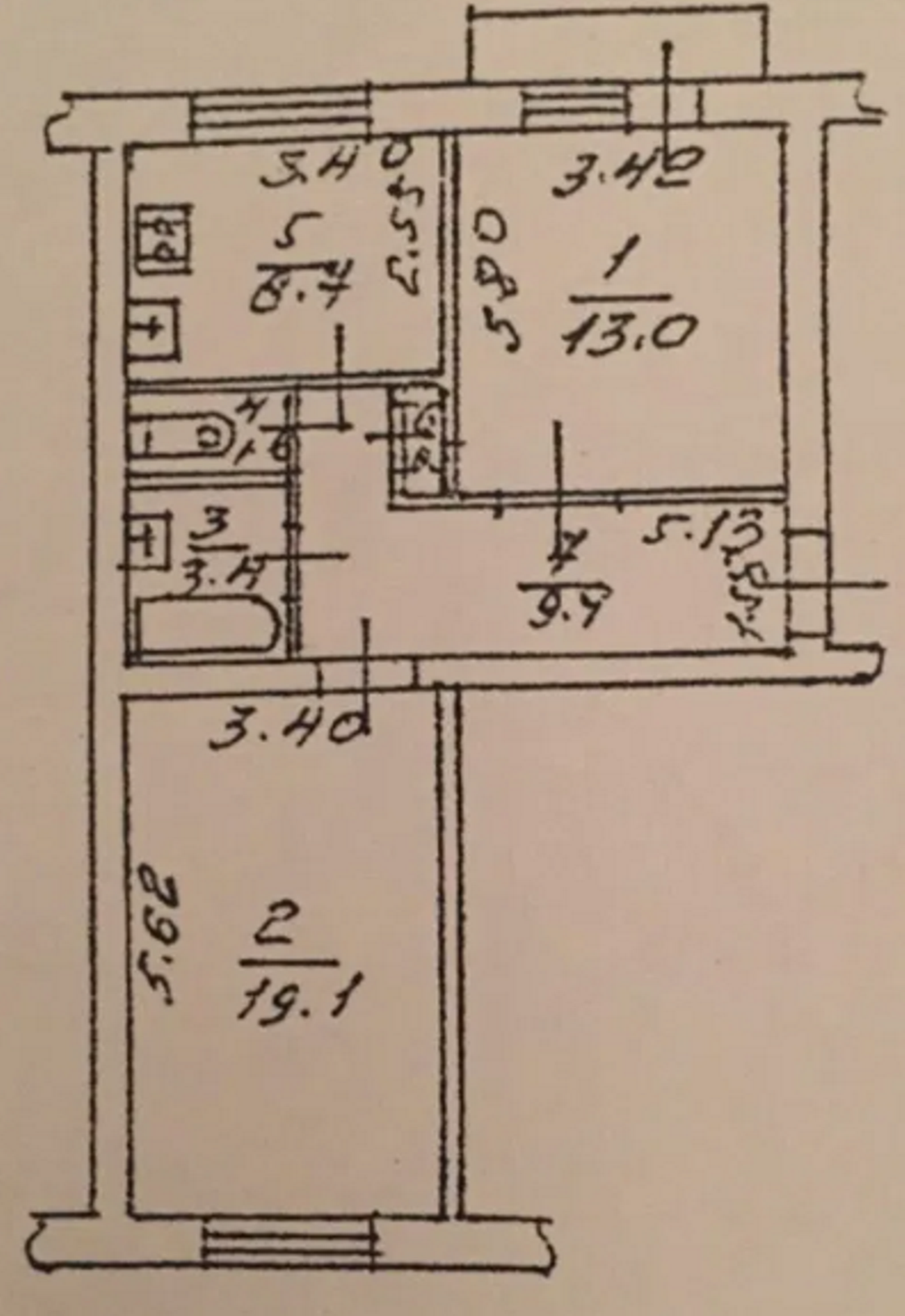 Квартира на ул. Шевченко проспект, 58 м², 73 000$ — FAKTOR