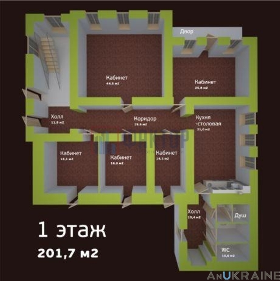 Коммерческая недвижимость на ул. Итальянский бульвар, 800 м², 2 200 000$ — FAKTOR