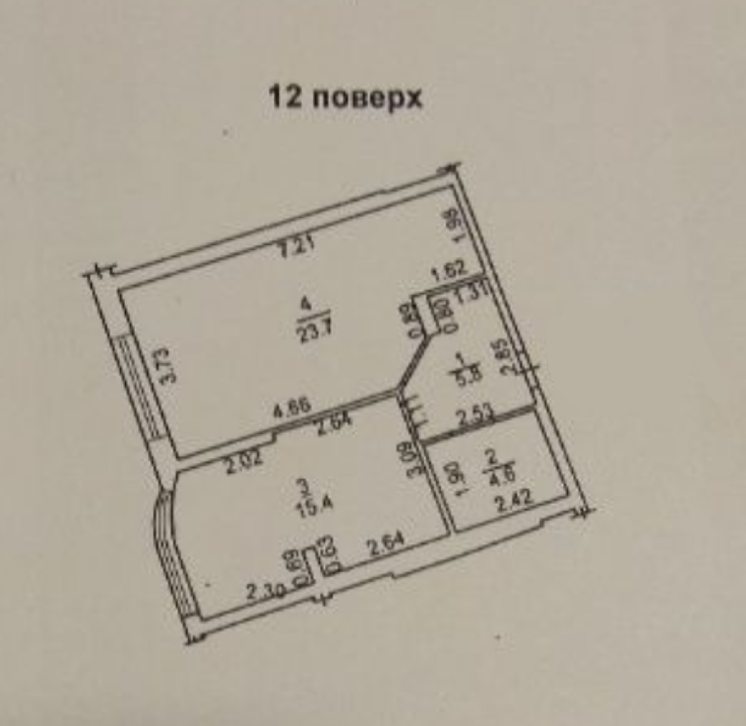 Квартира на ул. Бреуса, 50 м², 58 000$ — FAKTOR