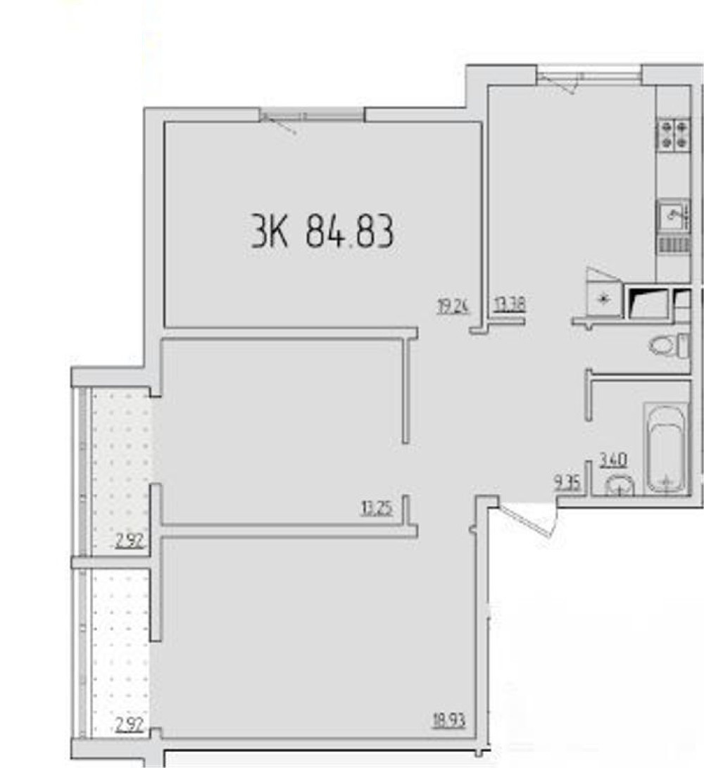 Квартира на ул. Жемчужная, 84 м², 130 000$ — FAKTOR