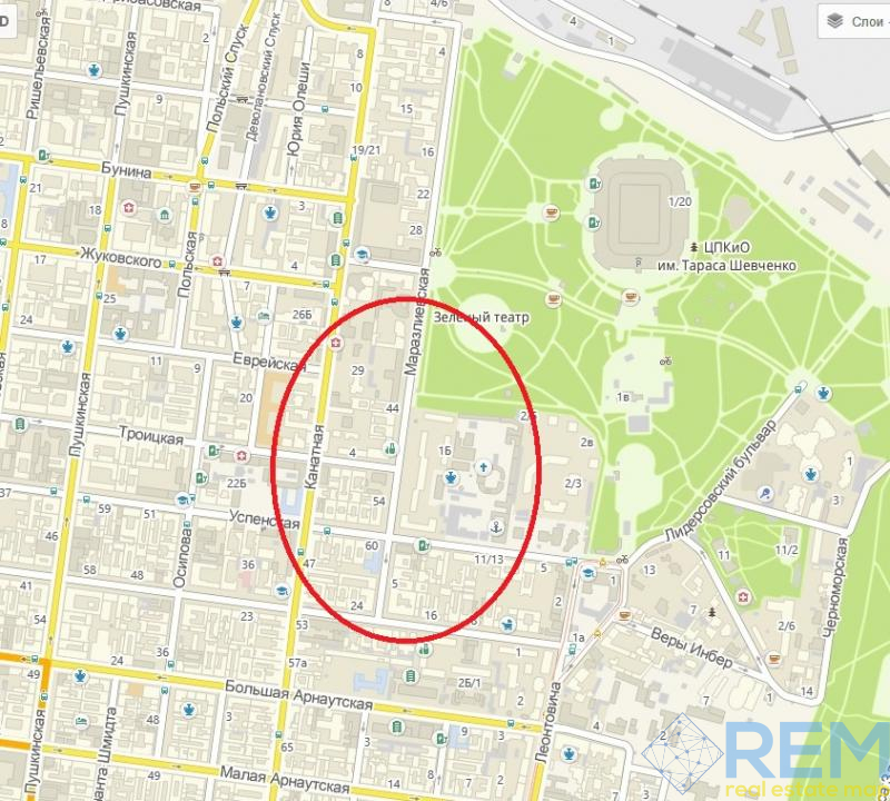 Коммерческая недвижимость на ул. Успенская, 420 м², 580 000$ — FAKTOR