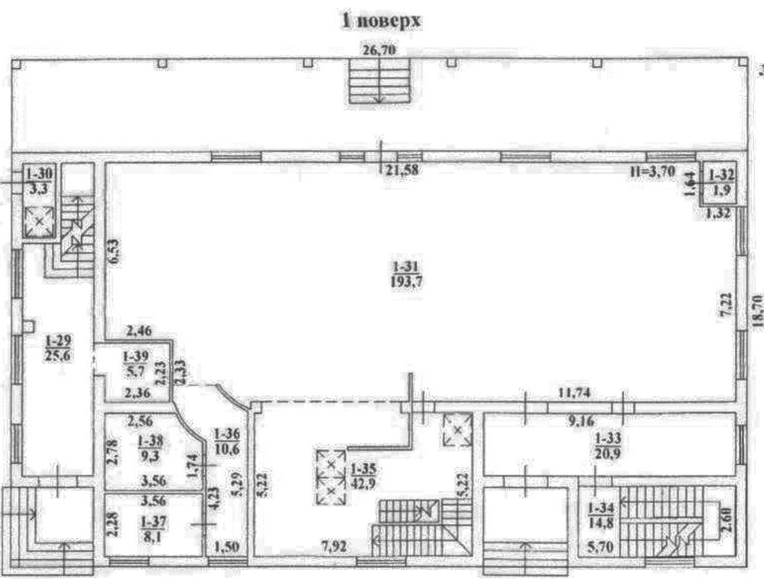 Коммерческая недвижимость на ул. Добровольского проспект, 1550 м², 1 300 000$ — FAKTOR