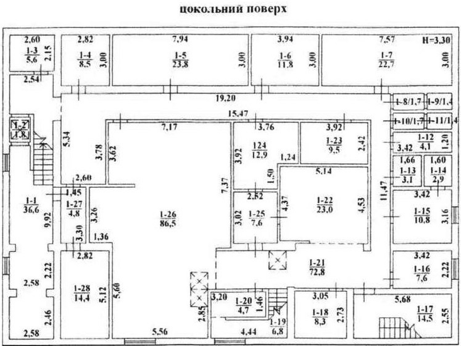 Коммерческая недвижимость на ул. Добровольского проспект, 1550 м², 1 300 000$ — FAKTOR
