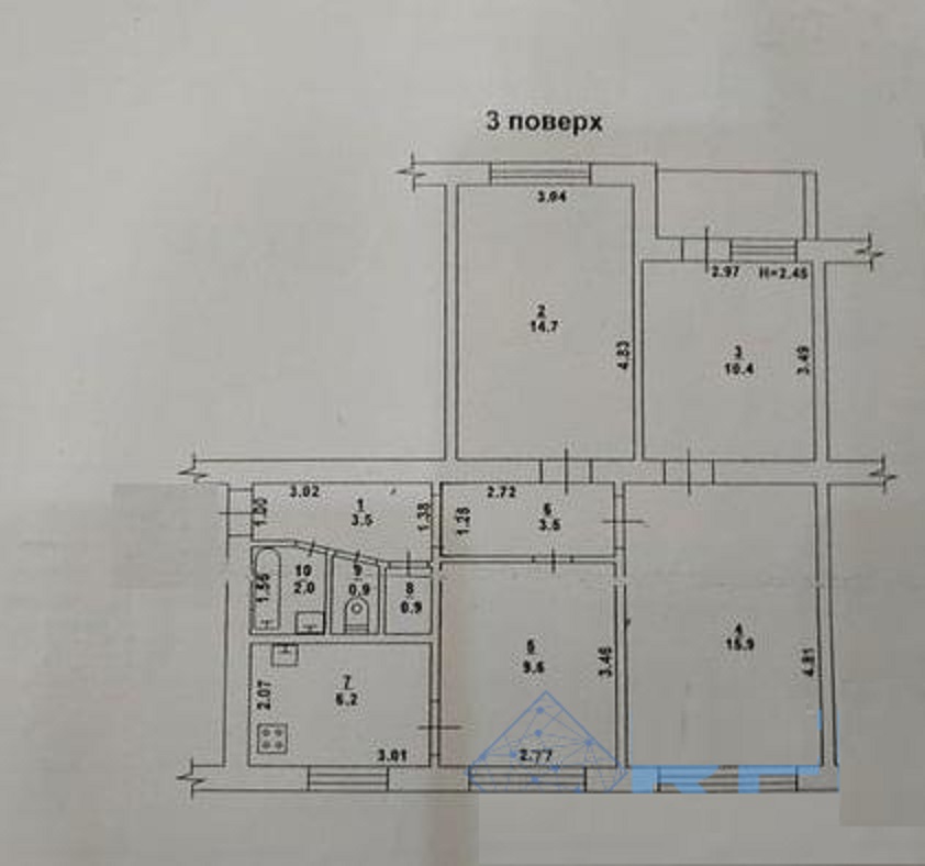 Квартира на вул. Балковская, 69 м², 65 000$ — FAKTOR