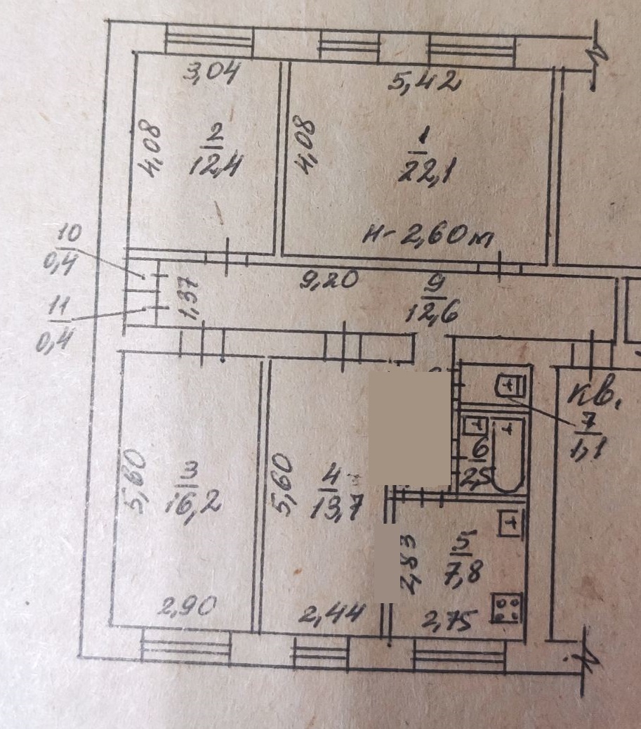 Квартира на вул. Новаторов, 92 м², 57 000$ — FAKTOR