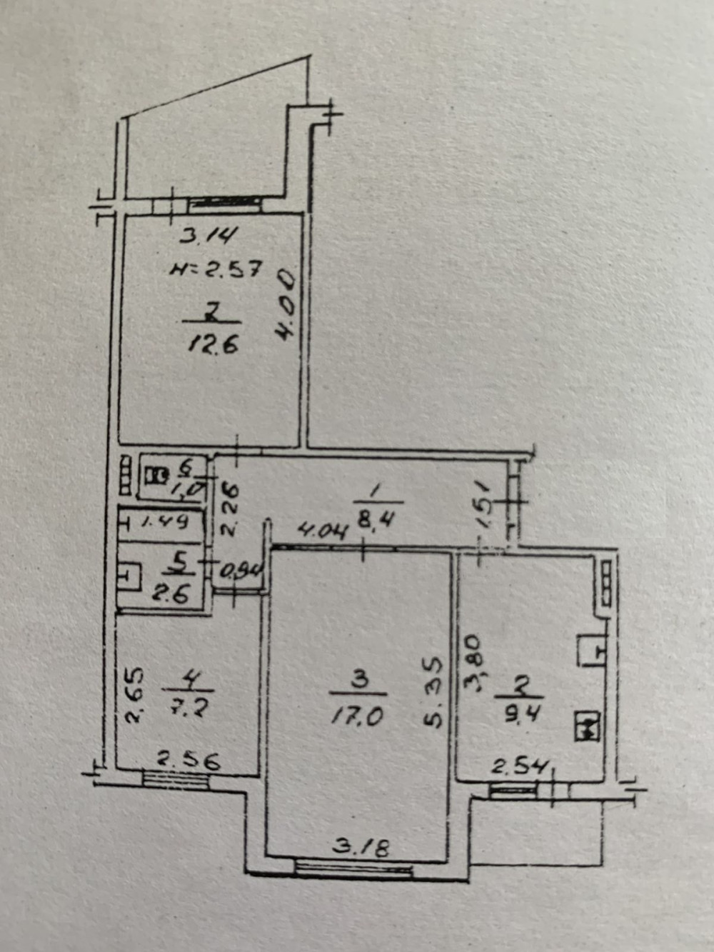 Квартира на вул. Люстдорфская дорога (Таирова), 65 м², 49 000$ — FAKTOR
