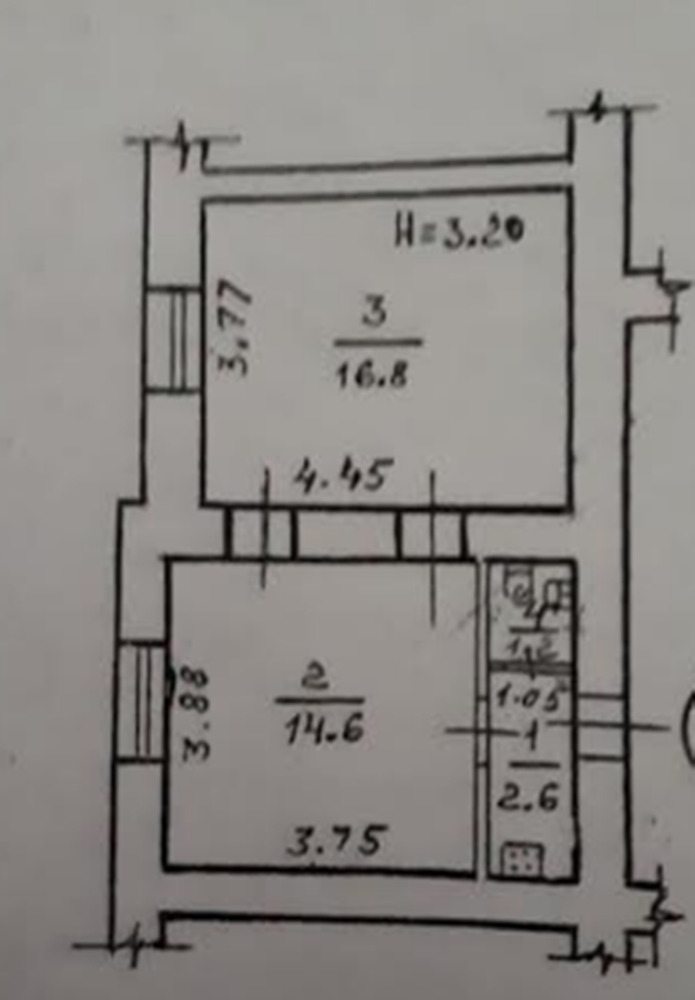 Квартира на ул. Леонтовича (Белинского), 35 м², 65 000$ — FAKTOR