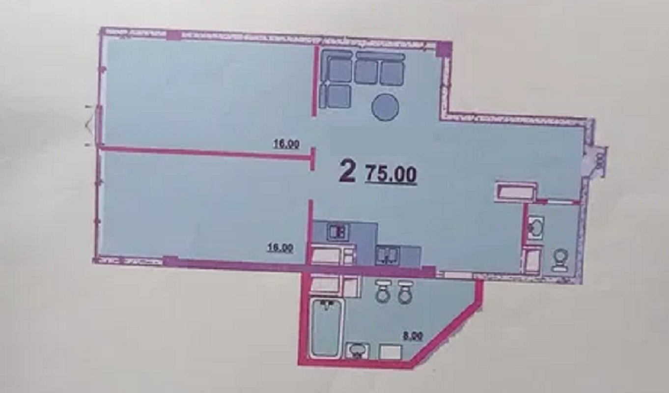 Квартира на вул. Гагаринское Плато, 75 м², 75 000$ — FAKTOR