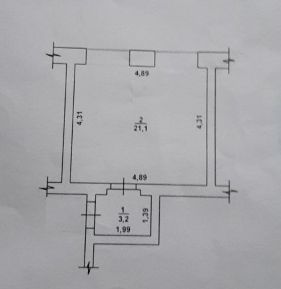 Квартира на ул. Скворцова, 24 м², 15 000$ — FAKTOR