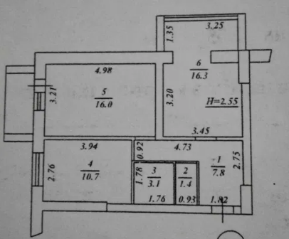 Квартира на вул. Пишоновская, 57 м², 50 000$ — FAKTOR