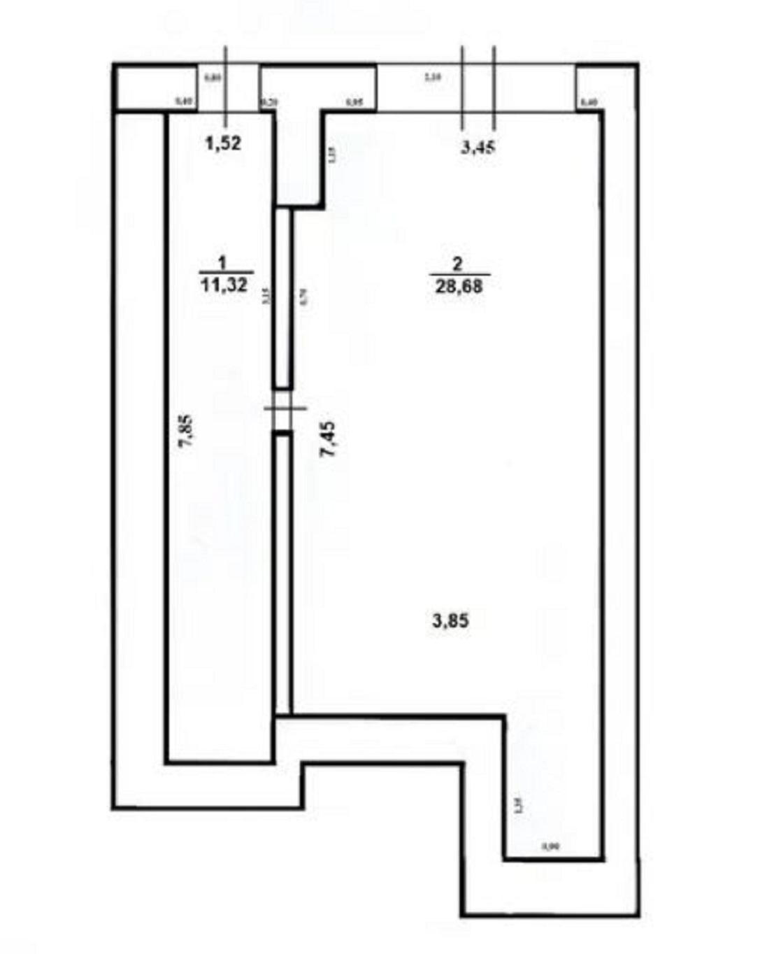 Коммерческая недвижимость на ул. Героев обороны Одессы, 40 м², 25 000$ — FAKTOR