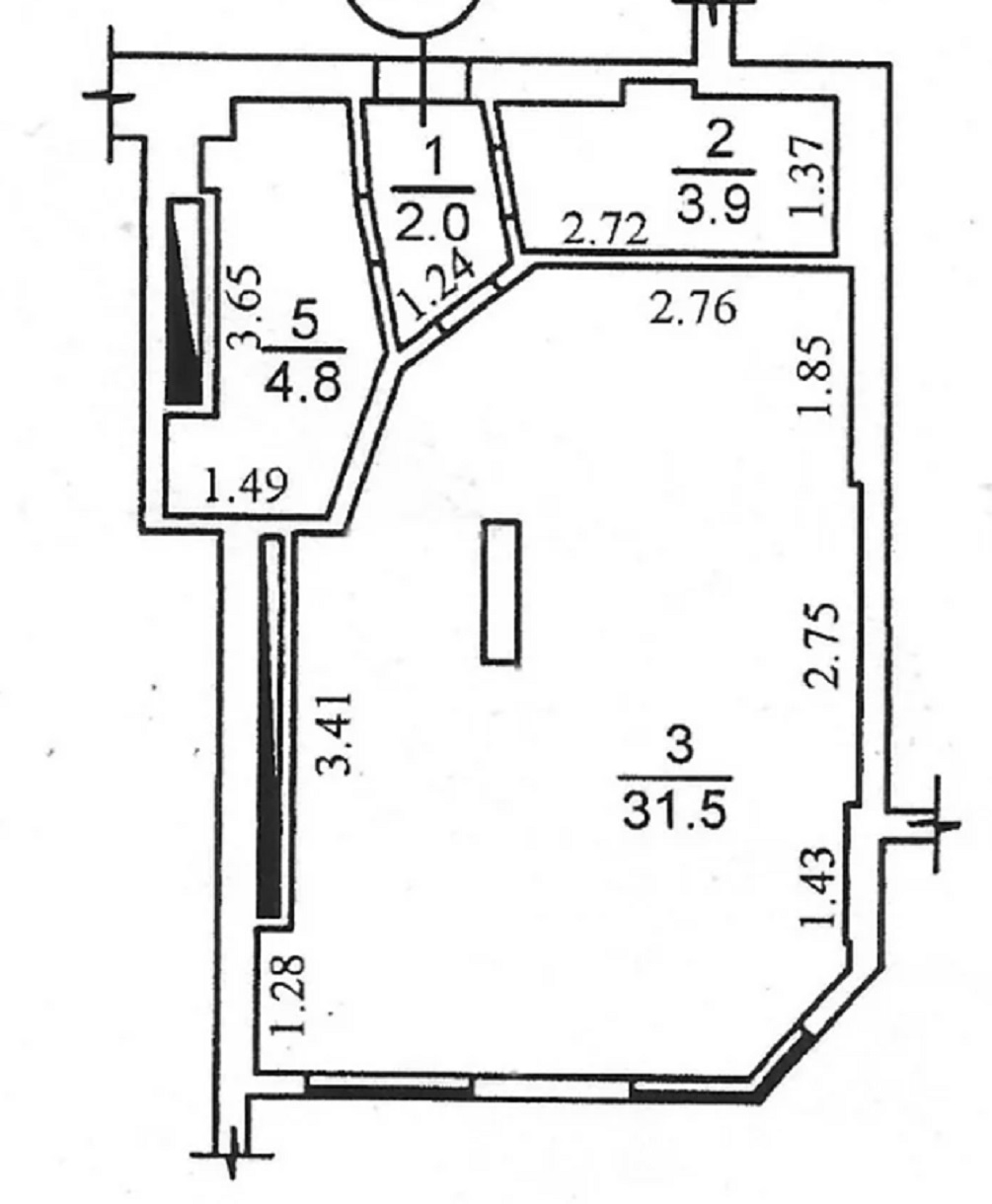 Квартира на ул. Среднефонтанская, 45 м², 55 000$ — FAKTOR