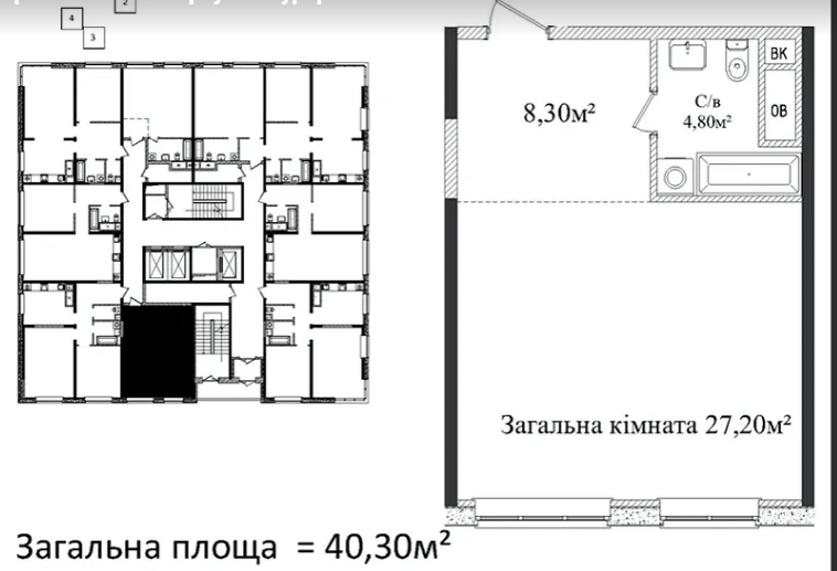 Квартира на ул. Курортный пер, 40 м², 52 000$ — FAKTOR