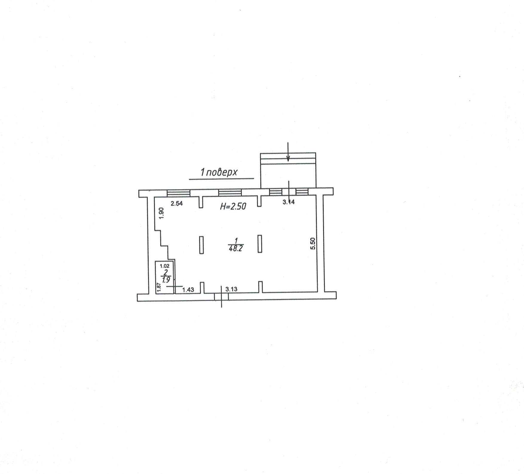 Коммерческая недвижимость на ул. Ильфа и Петрова, 50 м², 79 000$ — FAKTOR