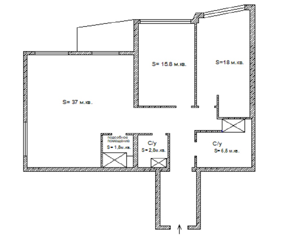 Квартира на ул. Гагарина проспект, 103 м², 150 000$ — FAKTOR