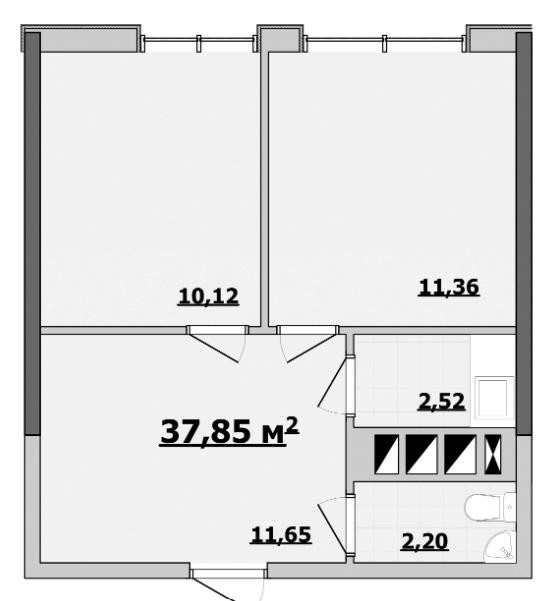 Коммерческая недвижимость на ул. Краснова, 38 м², 53 500$ — FAKTOR