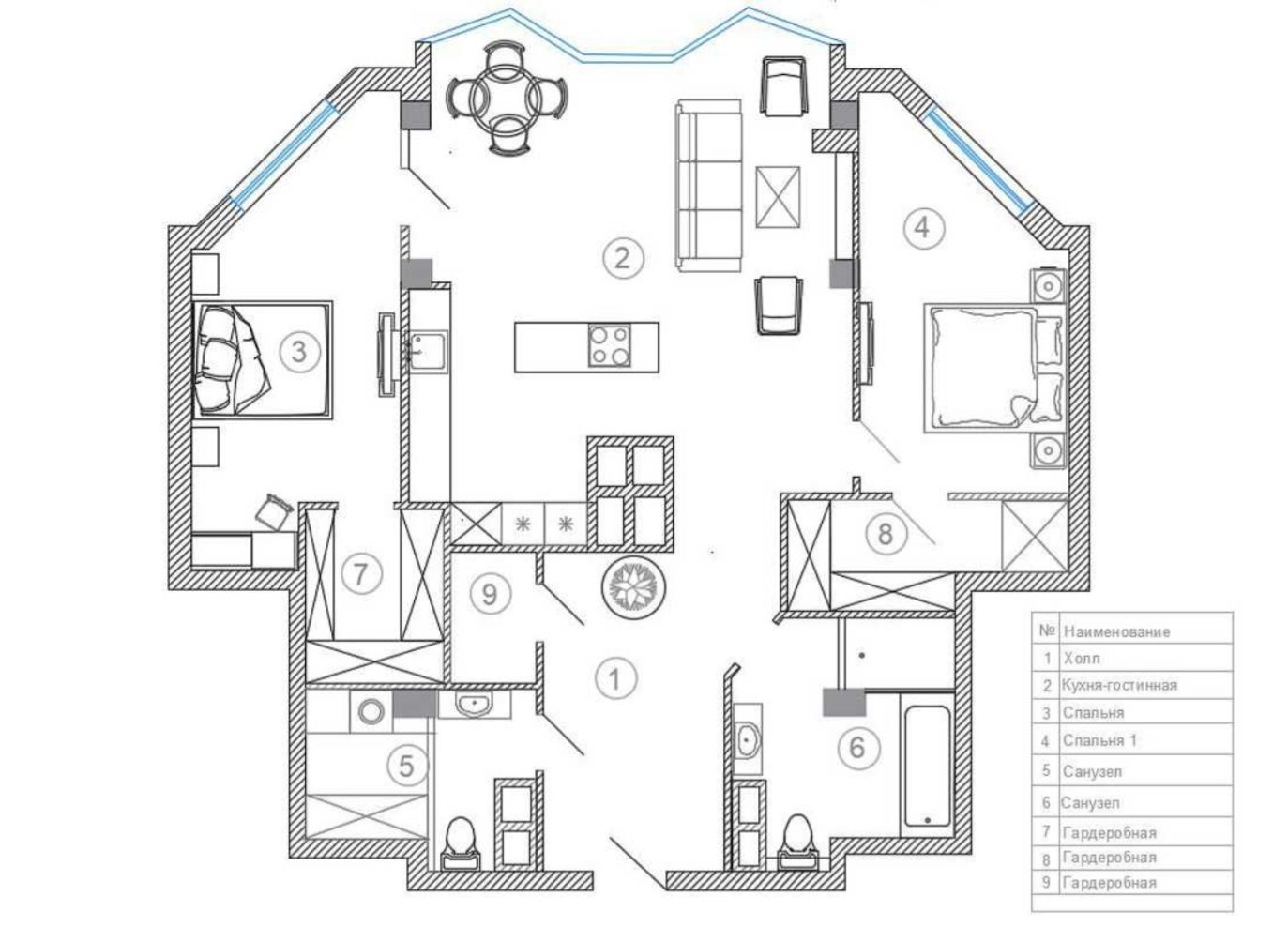 Квартира на ул. Фонтанская дорога (Киевский), 114 м², 131 500$ — FAKTOR