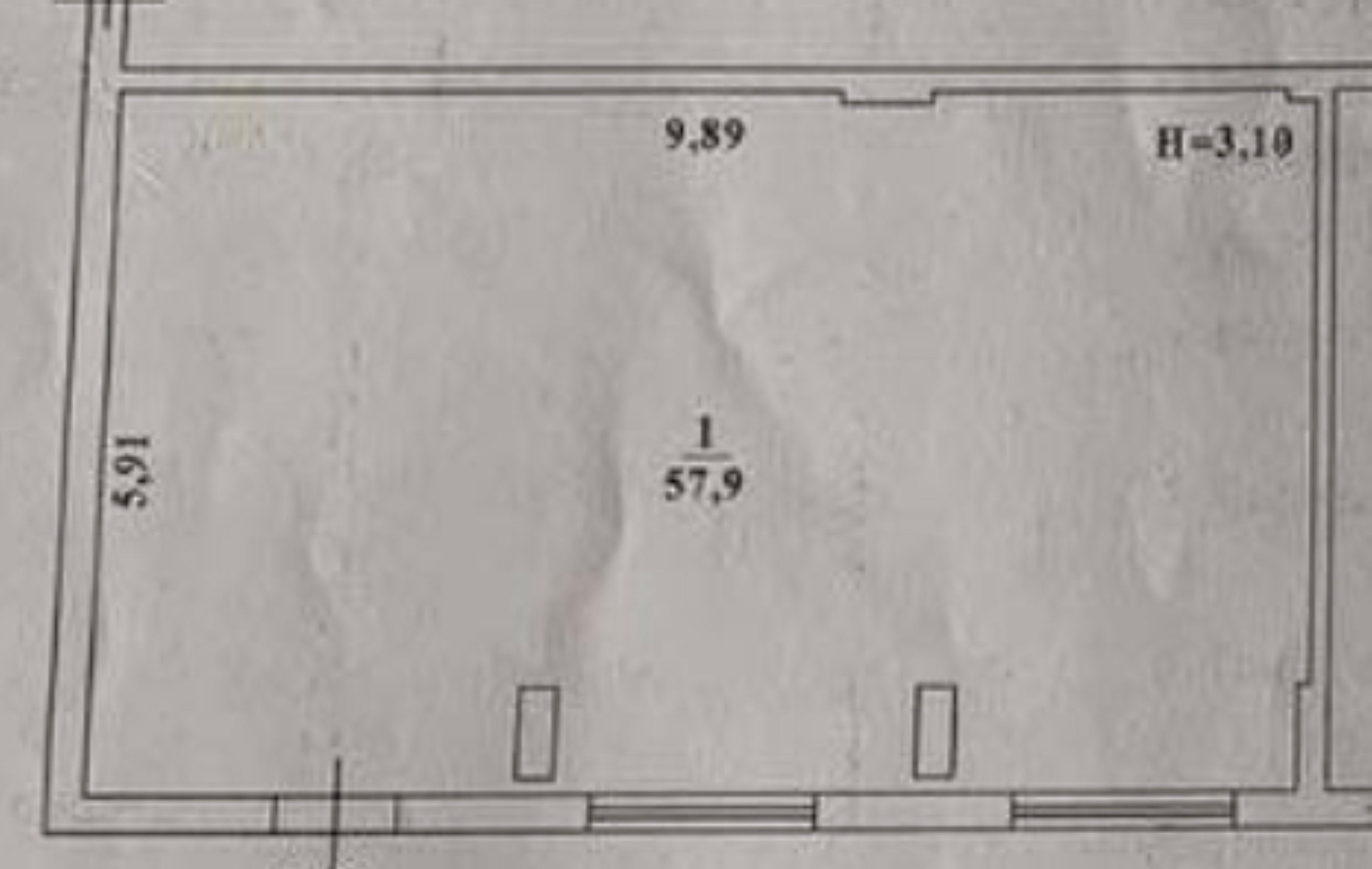 Коммерческая недвижимость на ул. Массив Радужный, 58 м², 34 740$ — FAKTOR