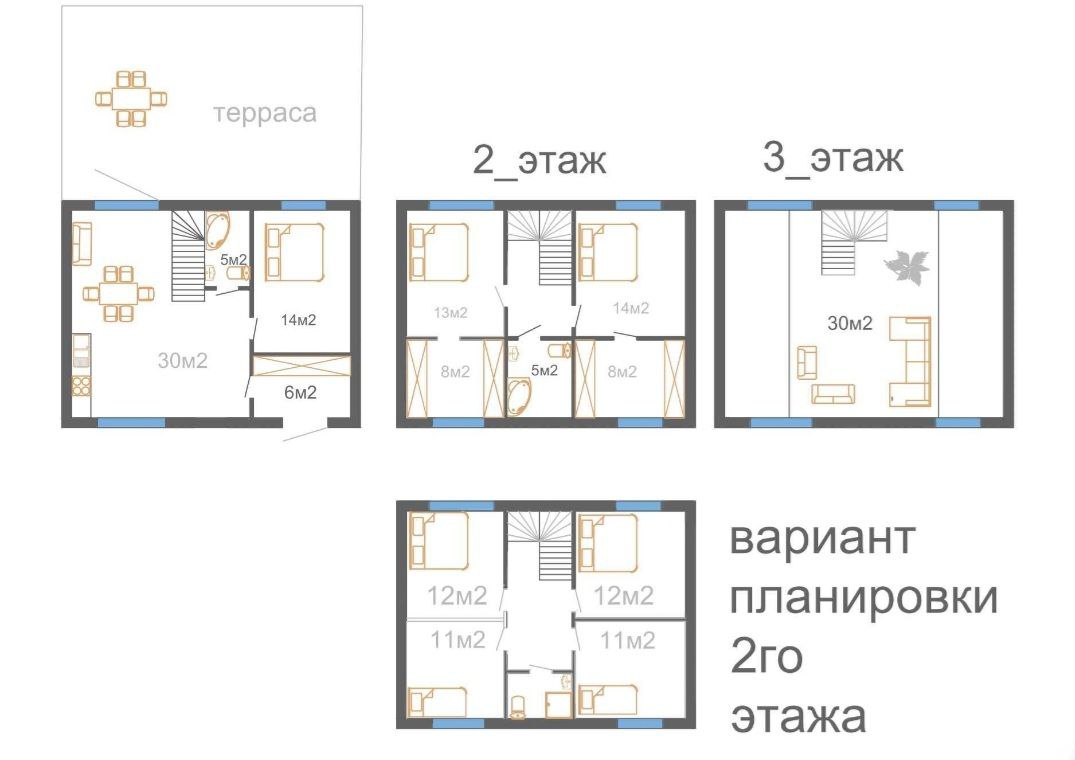 Будинок на вул. Круговая, 110 м², 90 000$ — FAKTOR