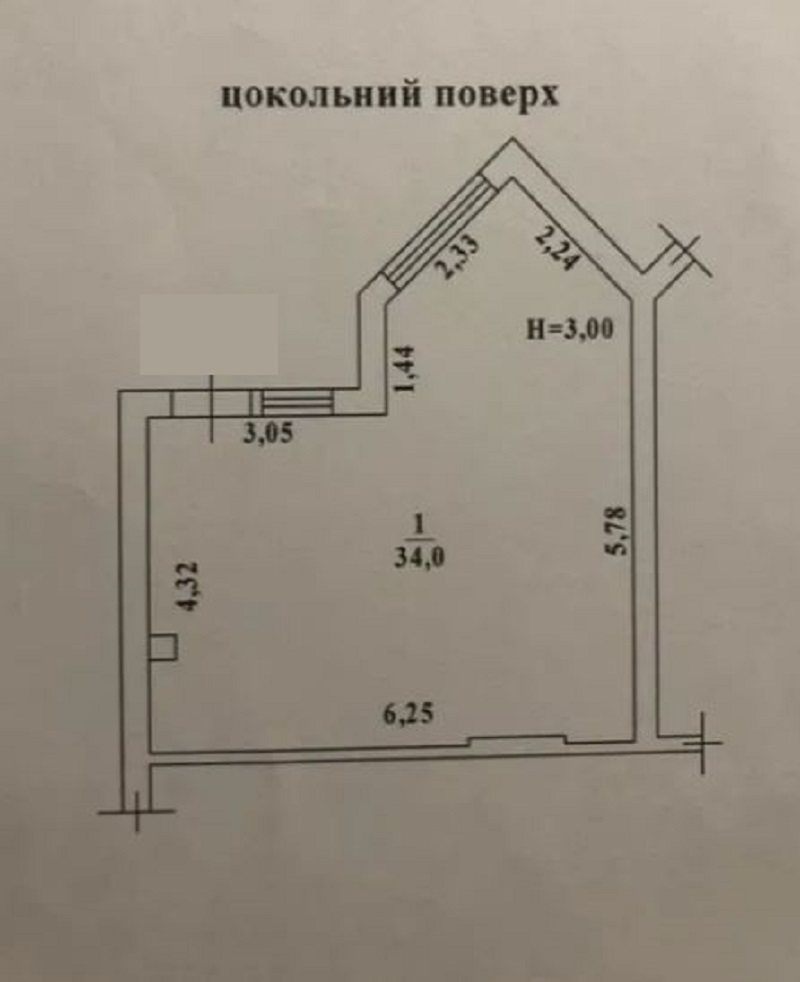 Комерційна нерухомість на вул. Массив Радужный, 34 м², 20 000$ — FAKTOR