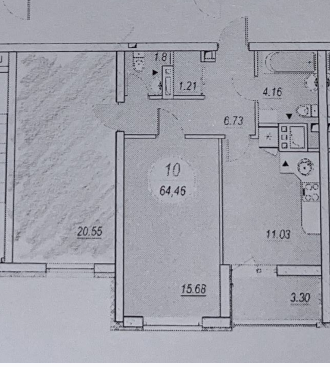 Квартира на ул. Среднефонтанская, 64 м², 58 000$ — FAKTOR