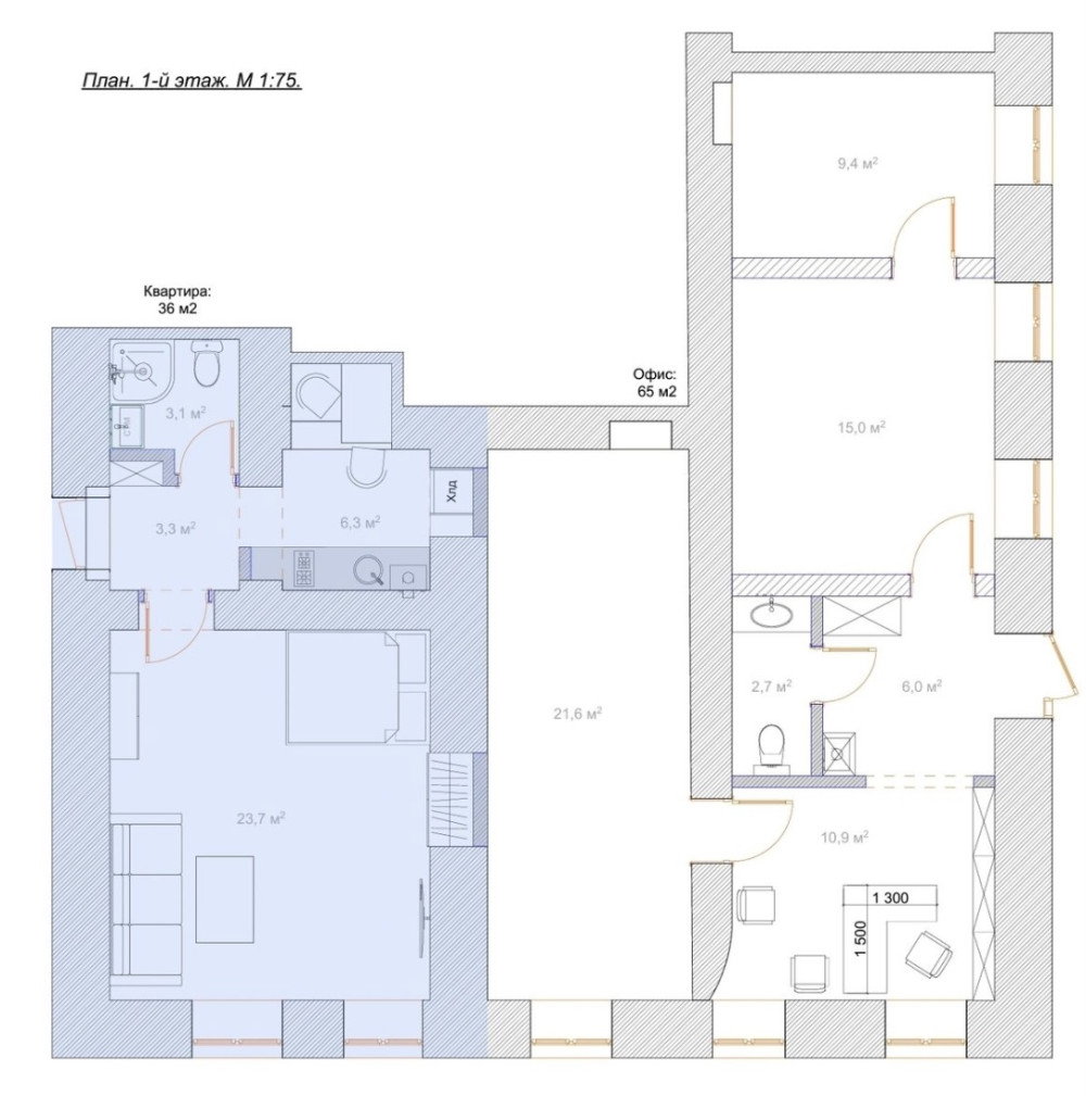 Коммерческая недвижимость на ул. Польская, 102 м², 200 000$ — FAKTOR