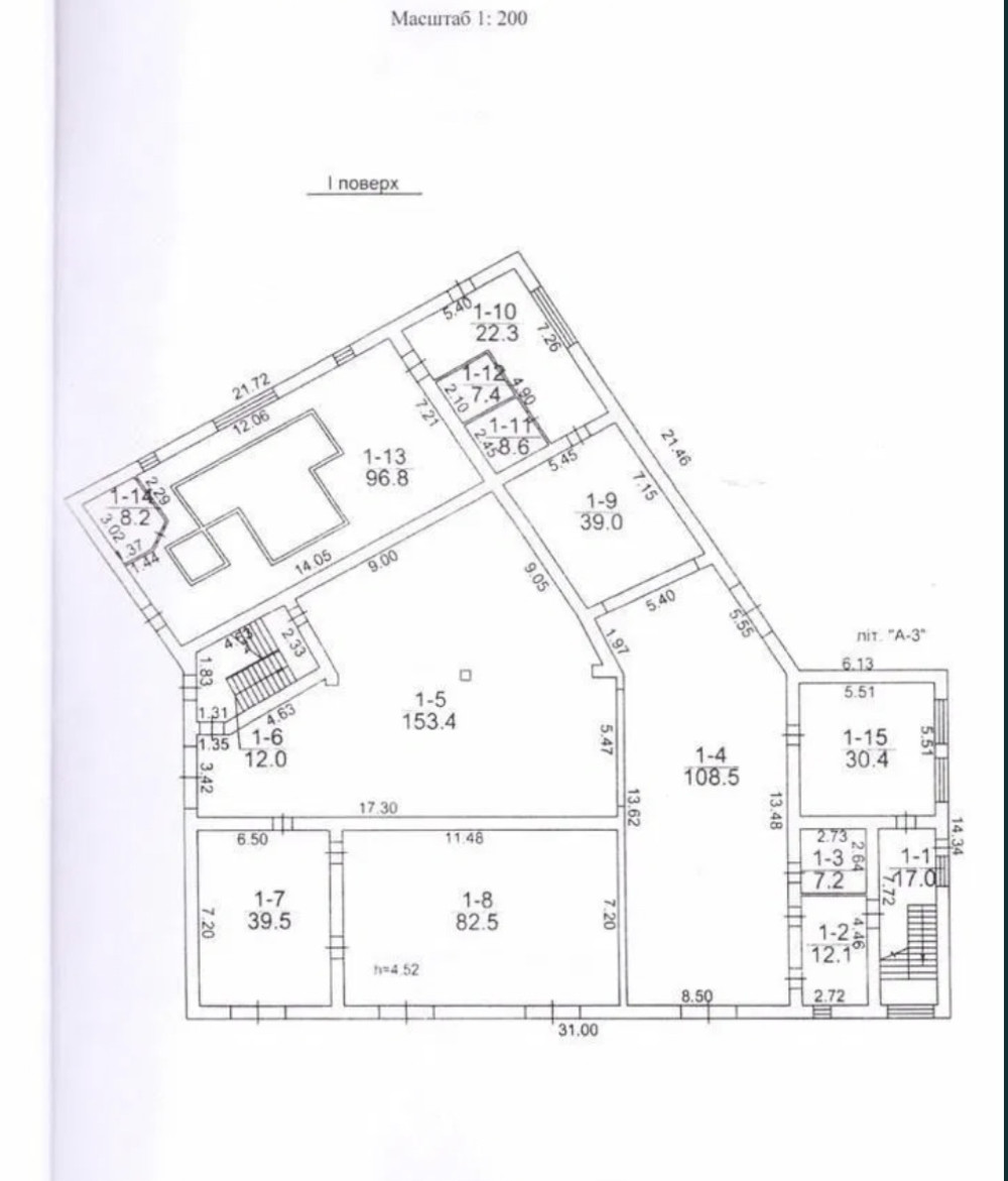 Комерційна нерухомість на вул. Жемчужная, 1850 м², 1 500 000$ — FAKTOR