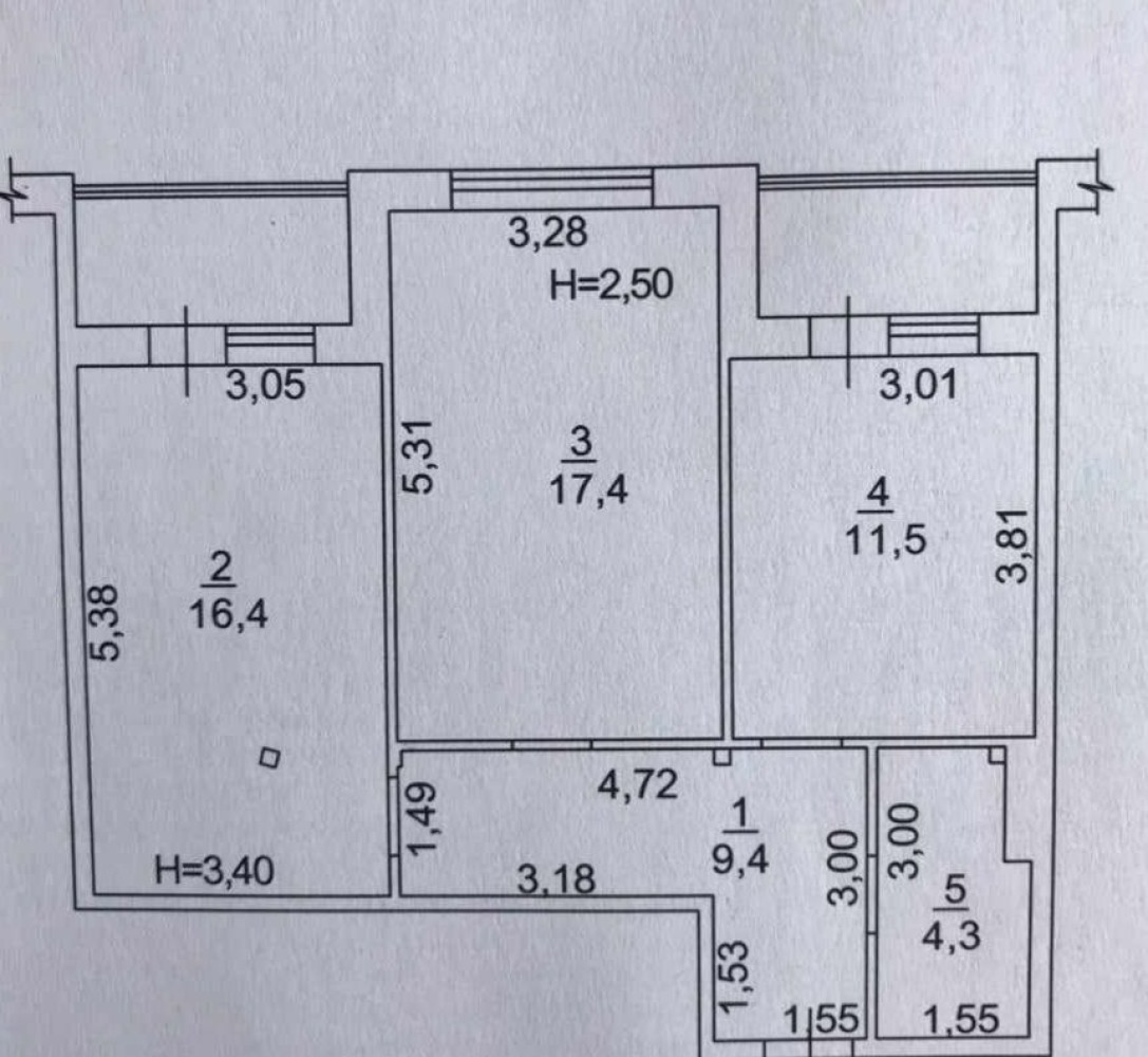 Квартира на вул. Черноморская, 66 м², 20 000$ — FAKTOR