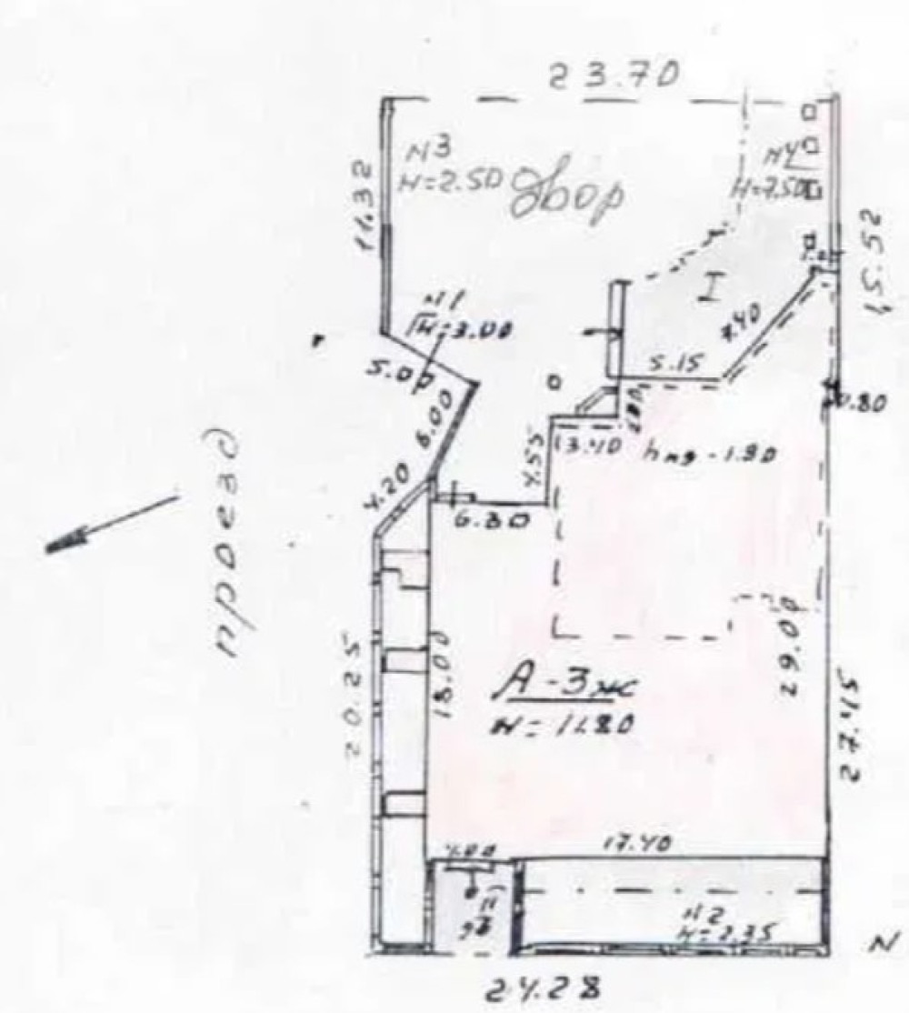Коммерческая недвижимость на ул. Гагарина проспект, 1250 м², 1 800 000$ — FAKTOR
