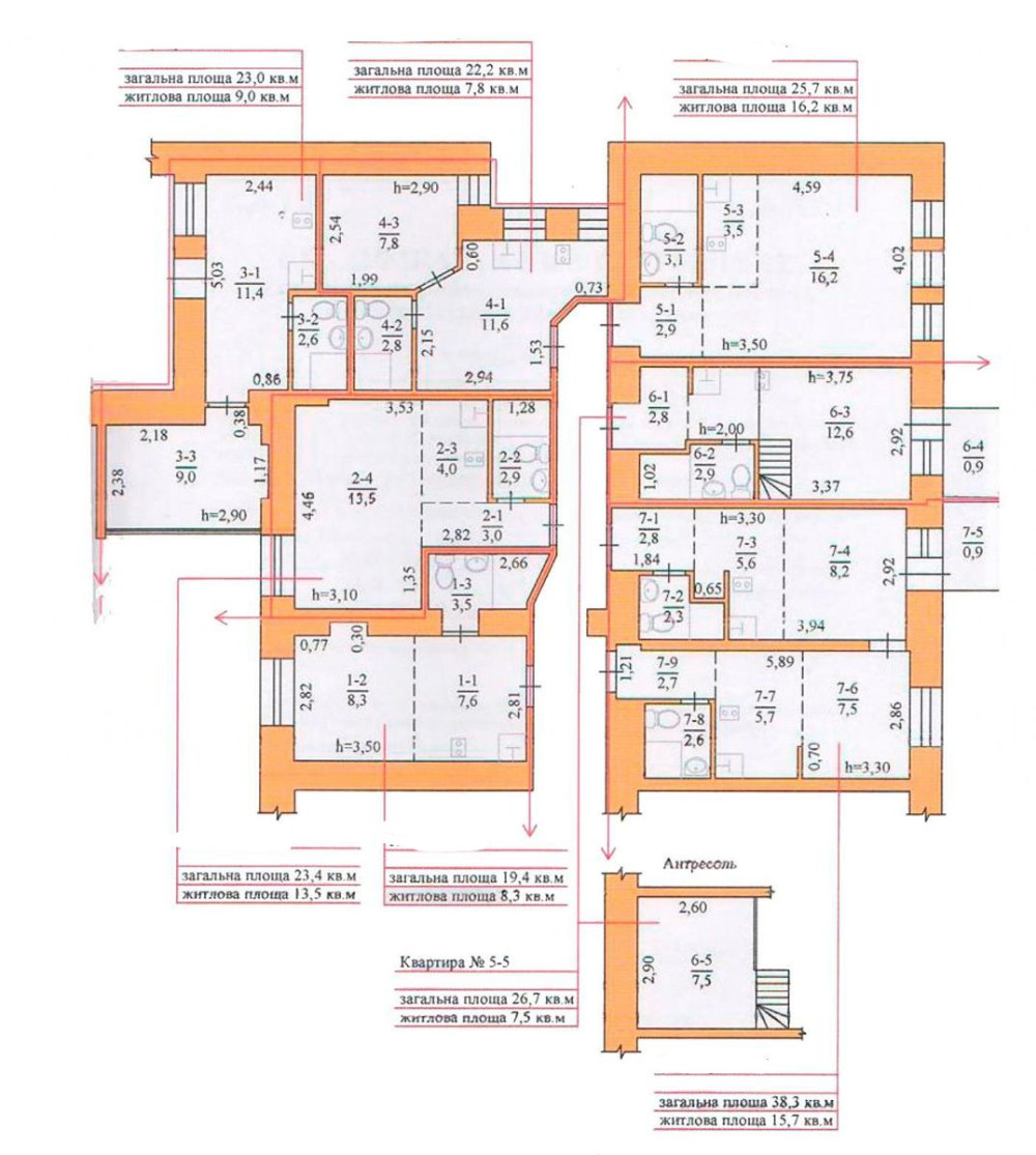 Квартира на вул. Успенская, 194 м², 275 000$ — FAKTOR