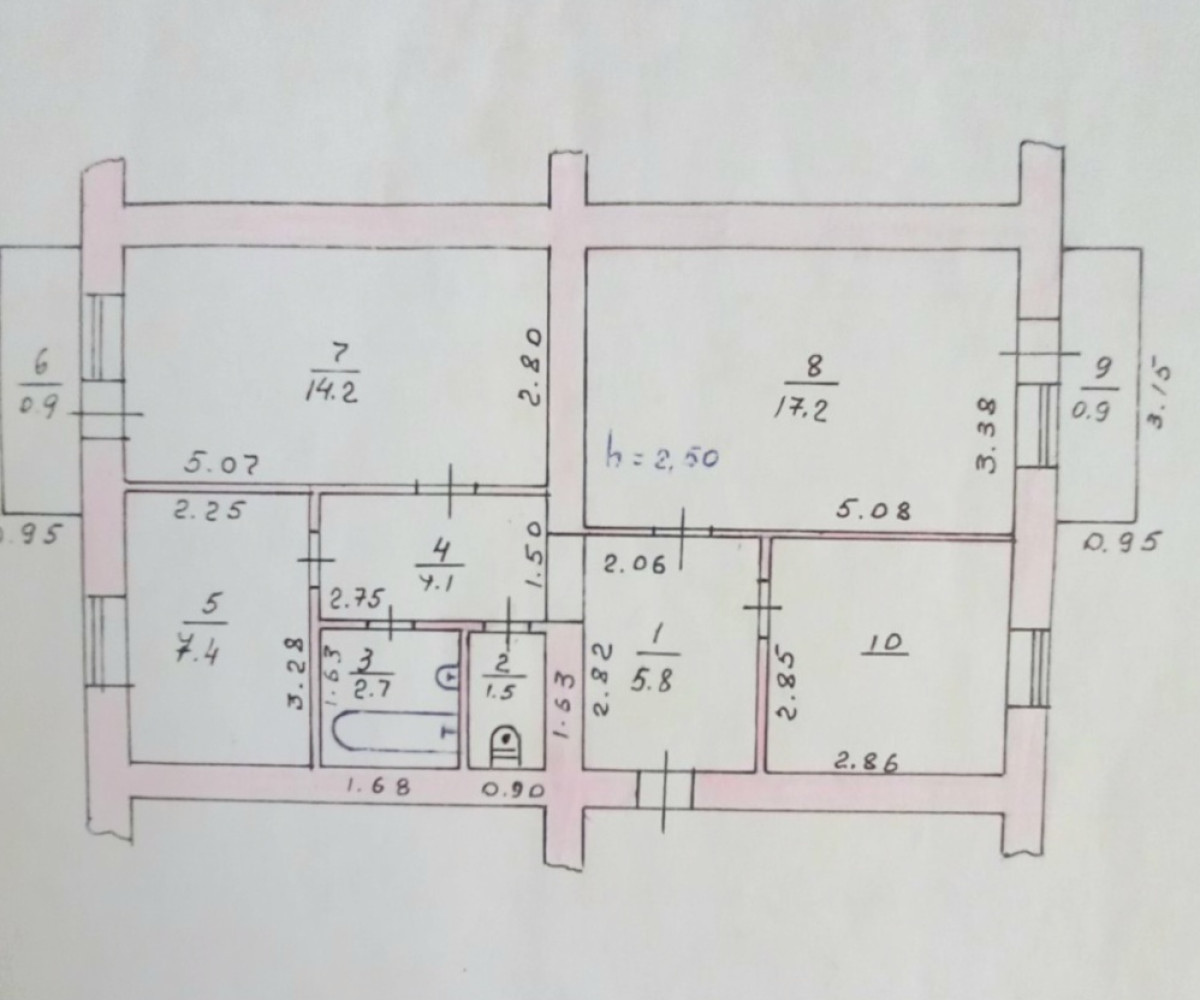 Квартира на вул. Энтузиастов, 61 м², 26 500$ — FAKTOR