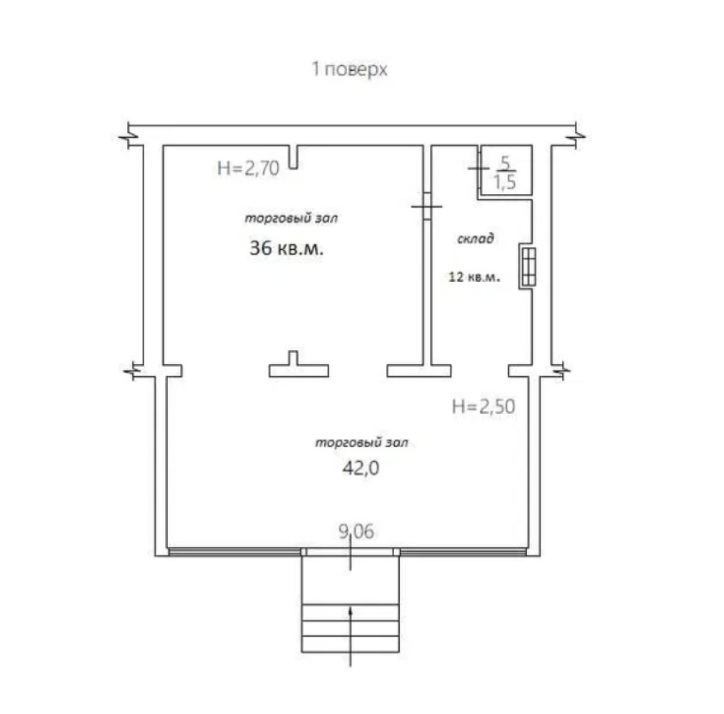 Коммерческая недвижимость на ул. Королева Академика, 90 м², 165 000$ — FAKTOR