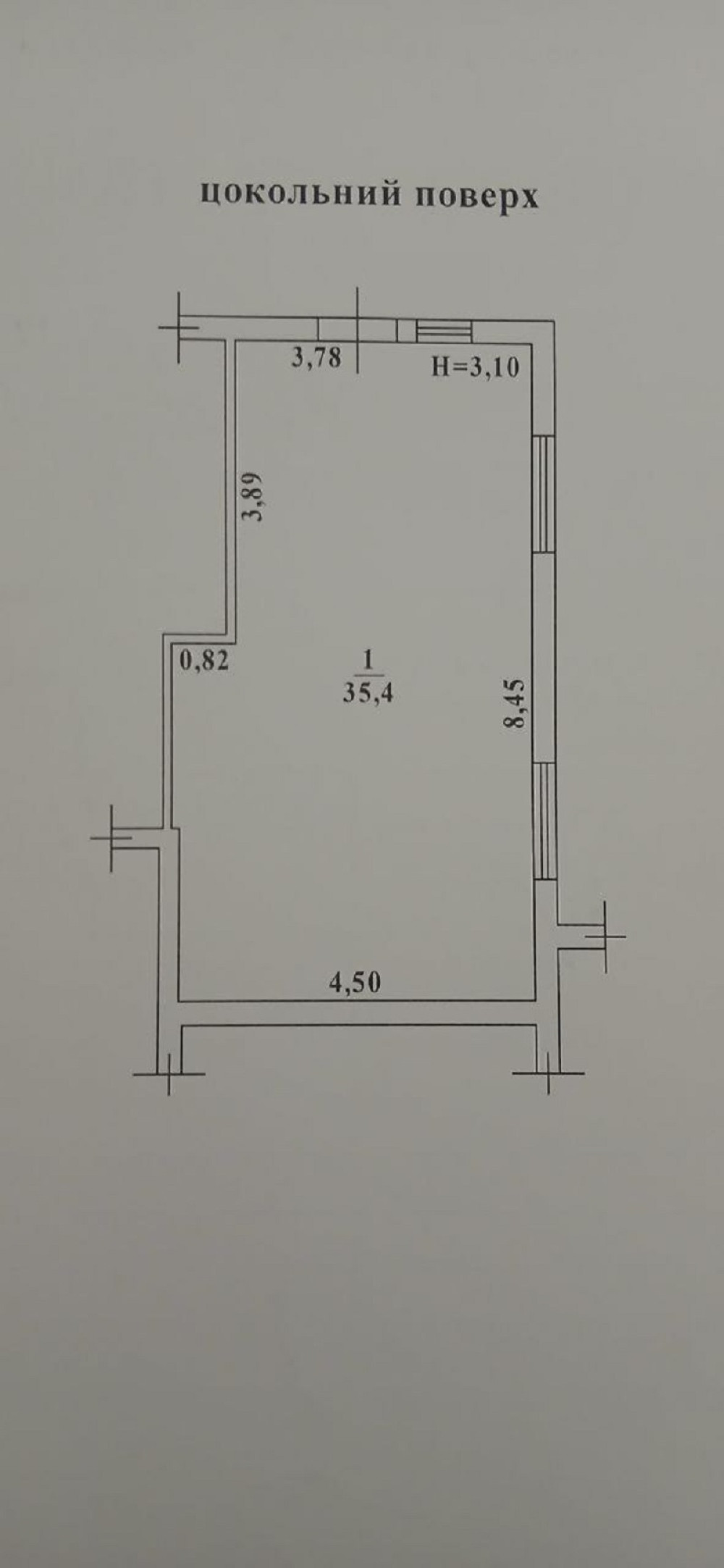 Комерційна нерухомість на вул. Массив Радужный, 35 м², 30 000$ — FAKTOR