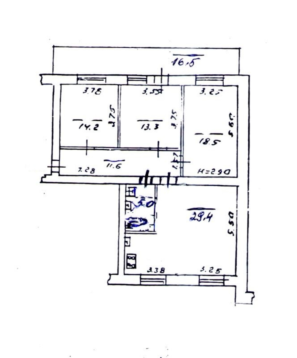 Квартира на вул. Ришельевская, 110 м², 181 500$ — FAKTOR