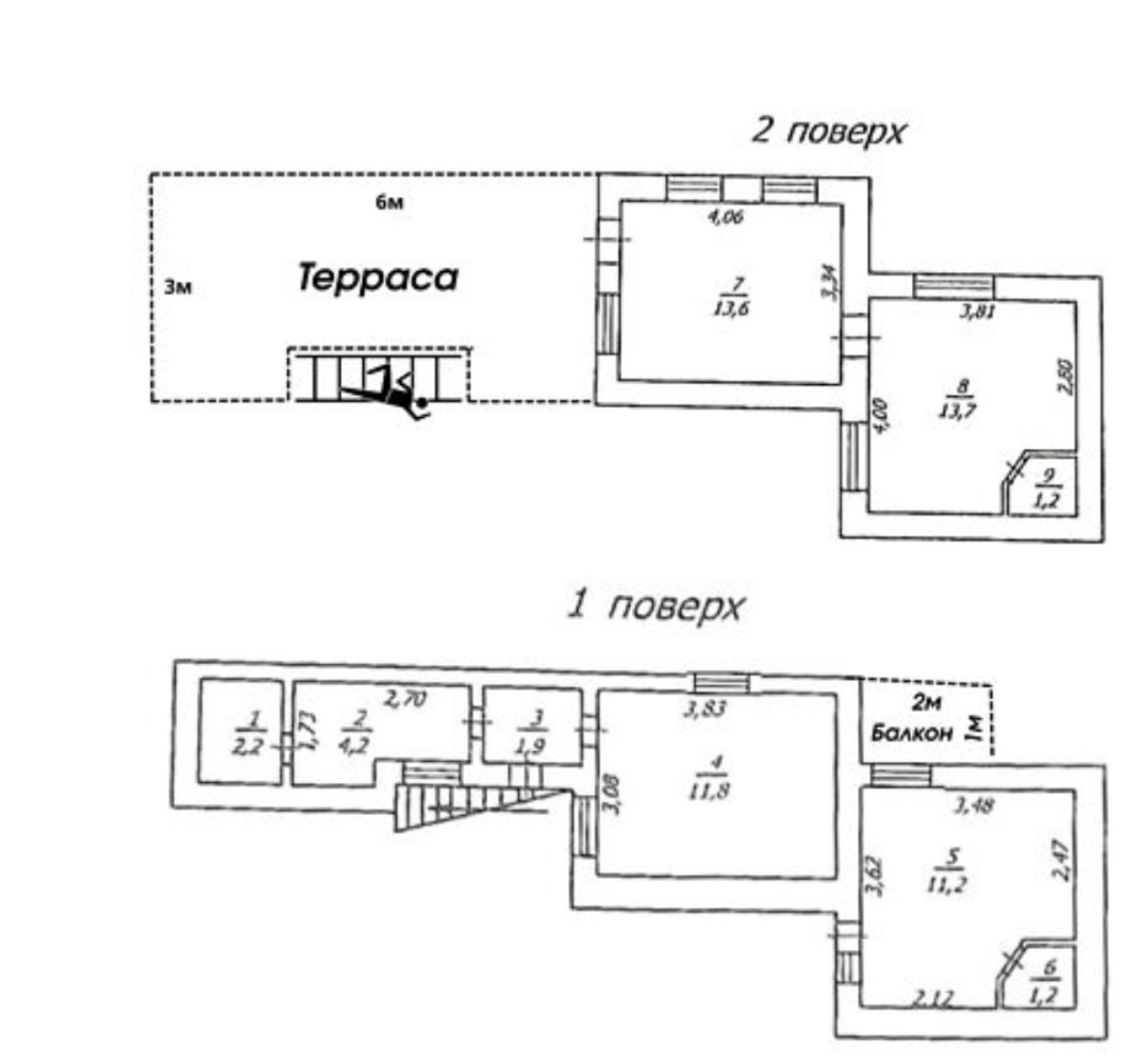 Будинок на вул. Французский бульвар, 78 м², 80 000$ — FAKTOR