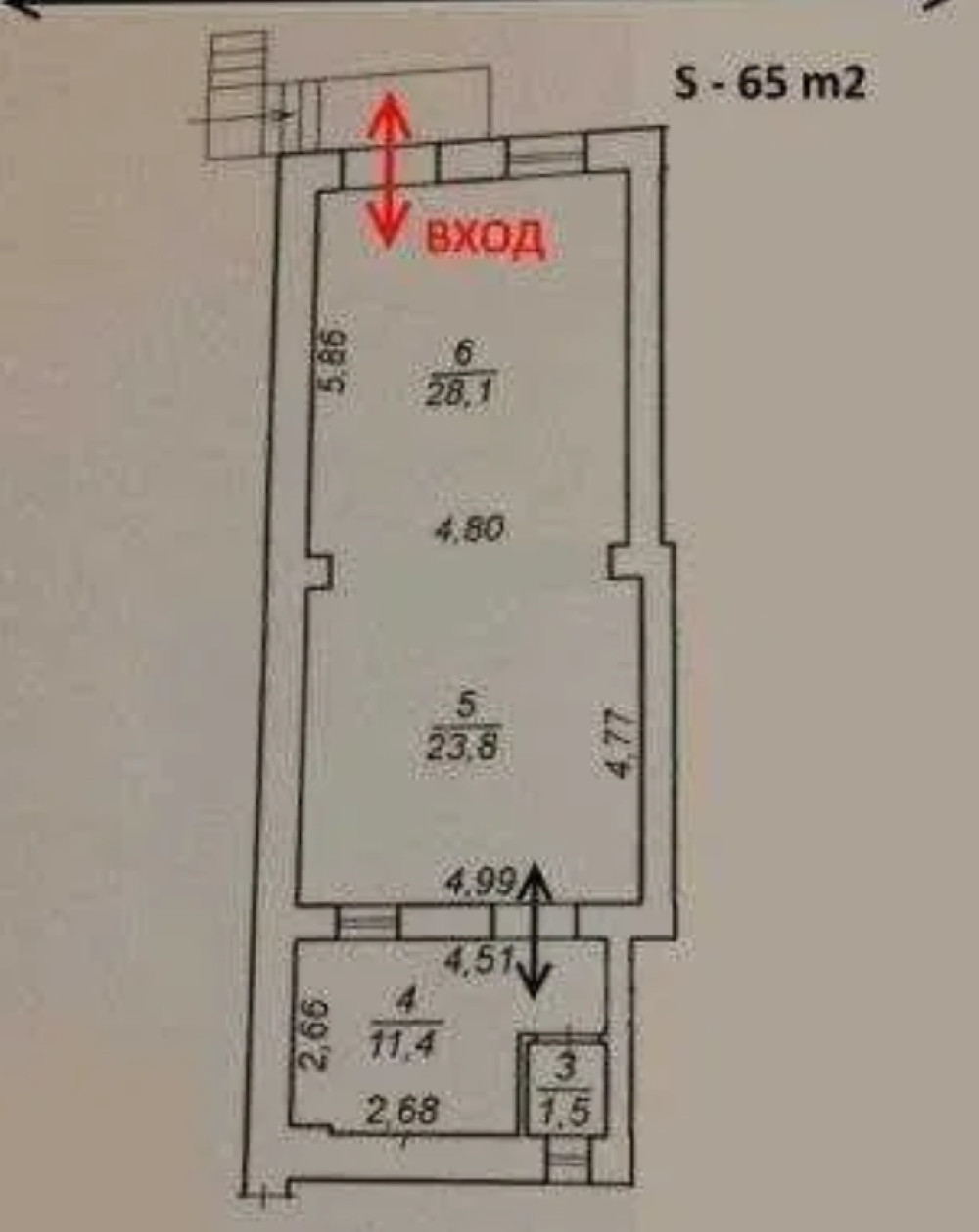 Комерційна нерухомість на вул. Ришельевская, 100 м², 255 000$ — FAKTOR