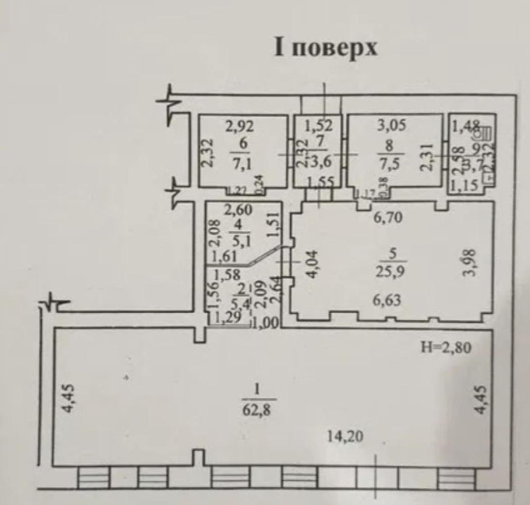 Комерційна нерухомість на вул. Степовая, 121 м², 110 000$ — FAKTOR