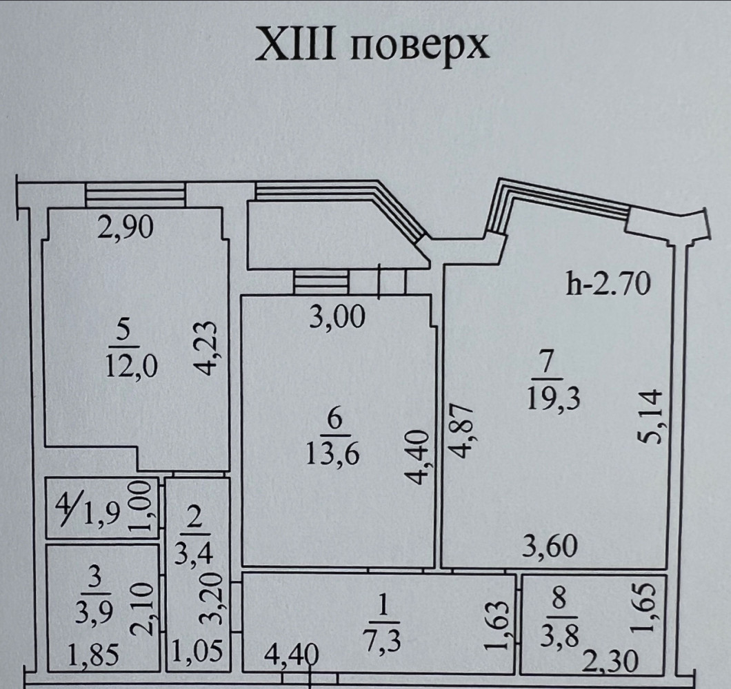 Квартира на ул. Прохоровская, 69 м², 61 880$ — FAKTOR