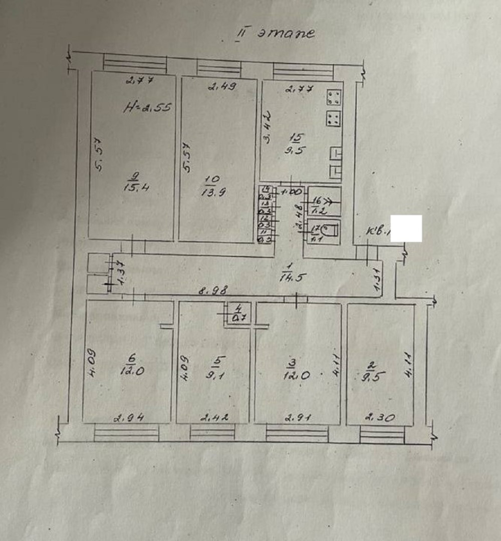 Квартира на вул. Космонавтов, 15 м², 9 000$ — FAKTOR