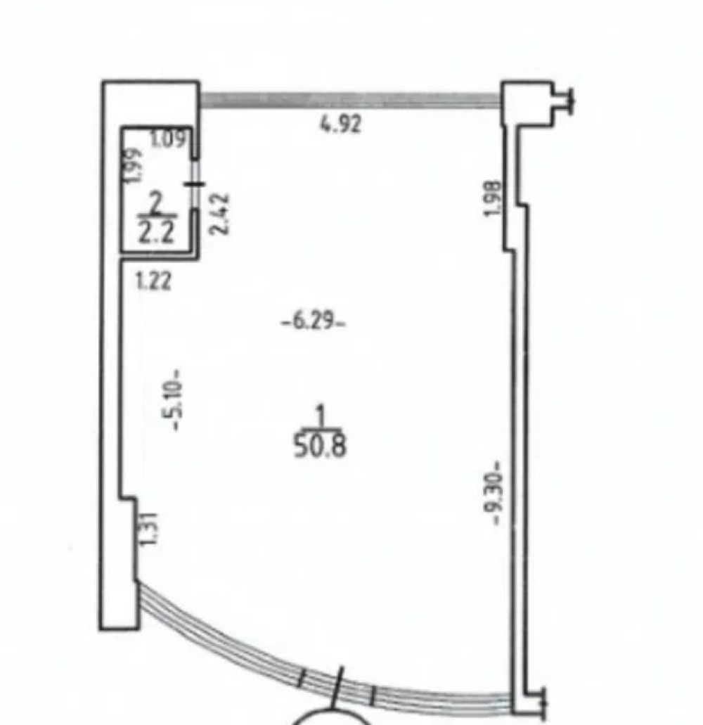 Комерційна нерухомість на вул. Педагогическая, 50 м², 60 000$ — FAKTOR