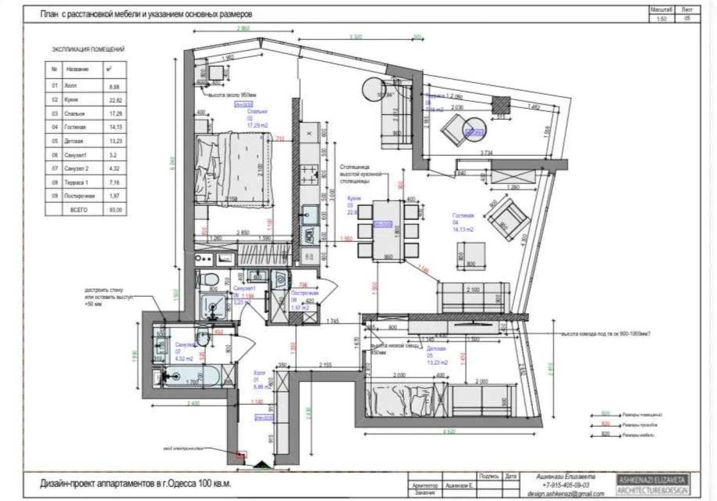 Квартира на вул. Фонтанская дорога (Киевский), 93 м², 220 000$ — FAKTOR