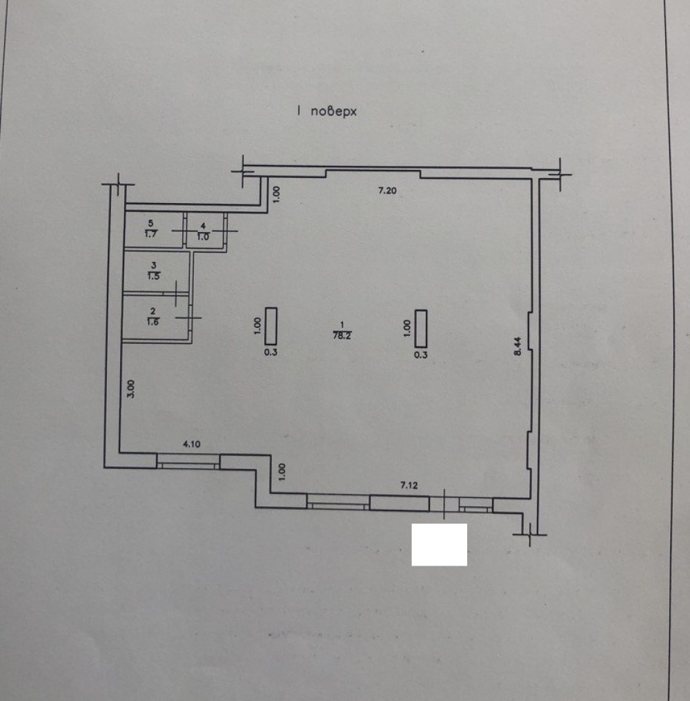 Комерційна нерухомість на вул. Вадатурского Алексея, 84 м², 84 000$ — FAKTOR