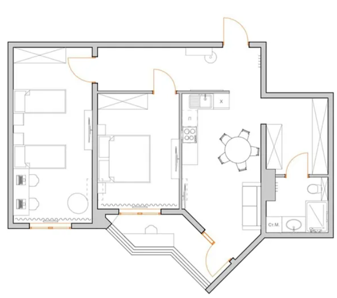 Квартира на ул. Прохоровская, 76 м², 119 000$ — FAKTOR