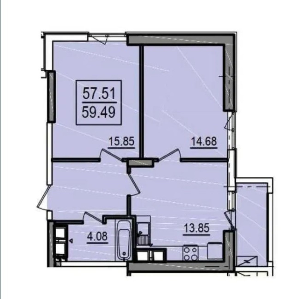 Квартира на ул. Дача Ковалевского, 60 м², 67 000$ — FAKTOR