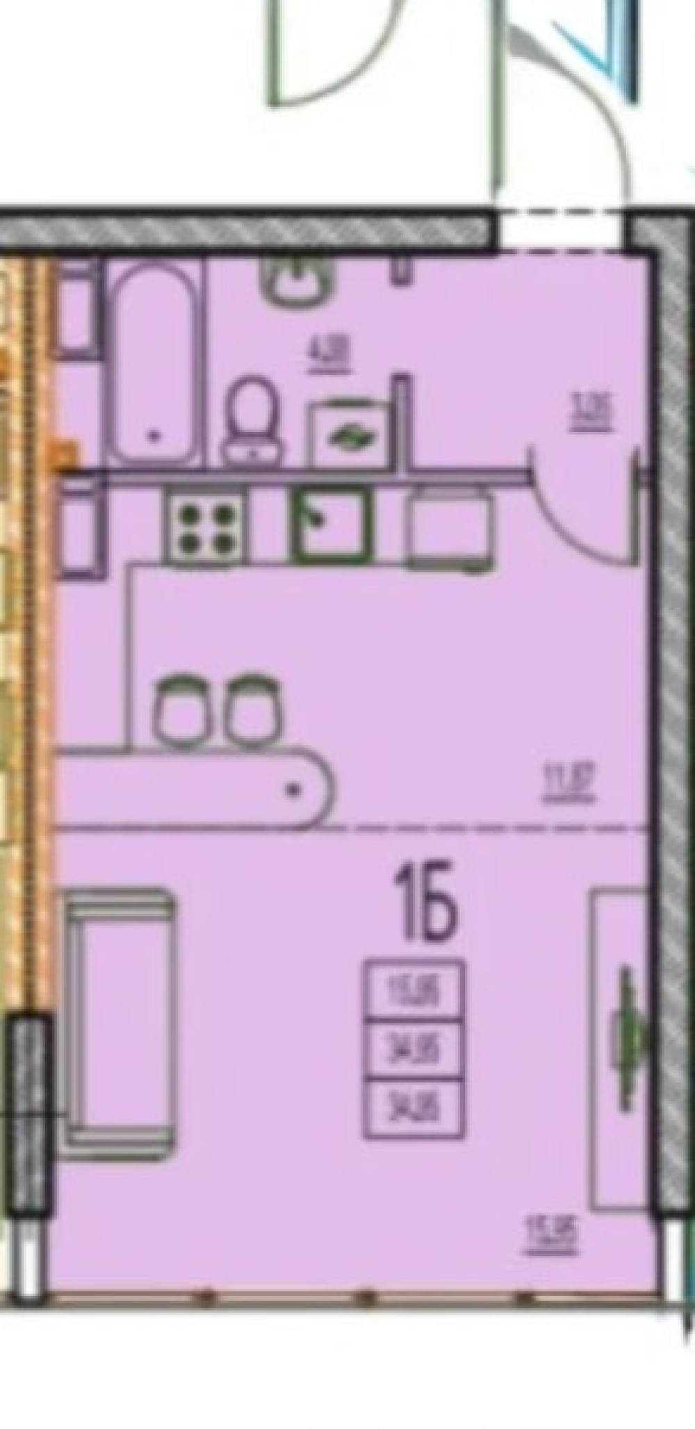 Квартира на ул. Фонтанская дорога (Приморский), 35 м², 31 000$ — FAKTOR