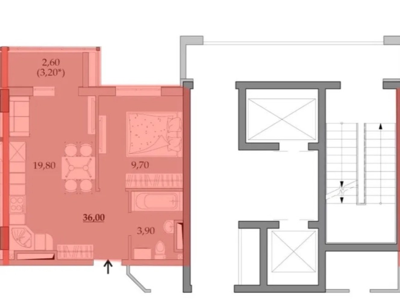 Квартира на ул. Вильямса Академика, 36 м², 27 850$ — FAKTOR