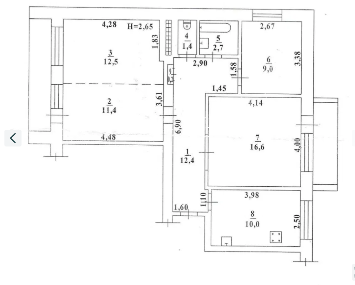 Квартира на ул. Вадатурского Алексея, 90 м², 107 000$ — FAKTOR