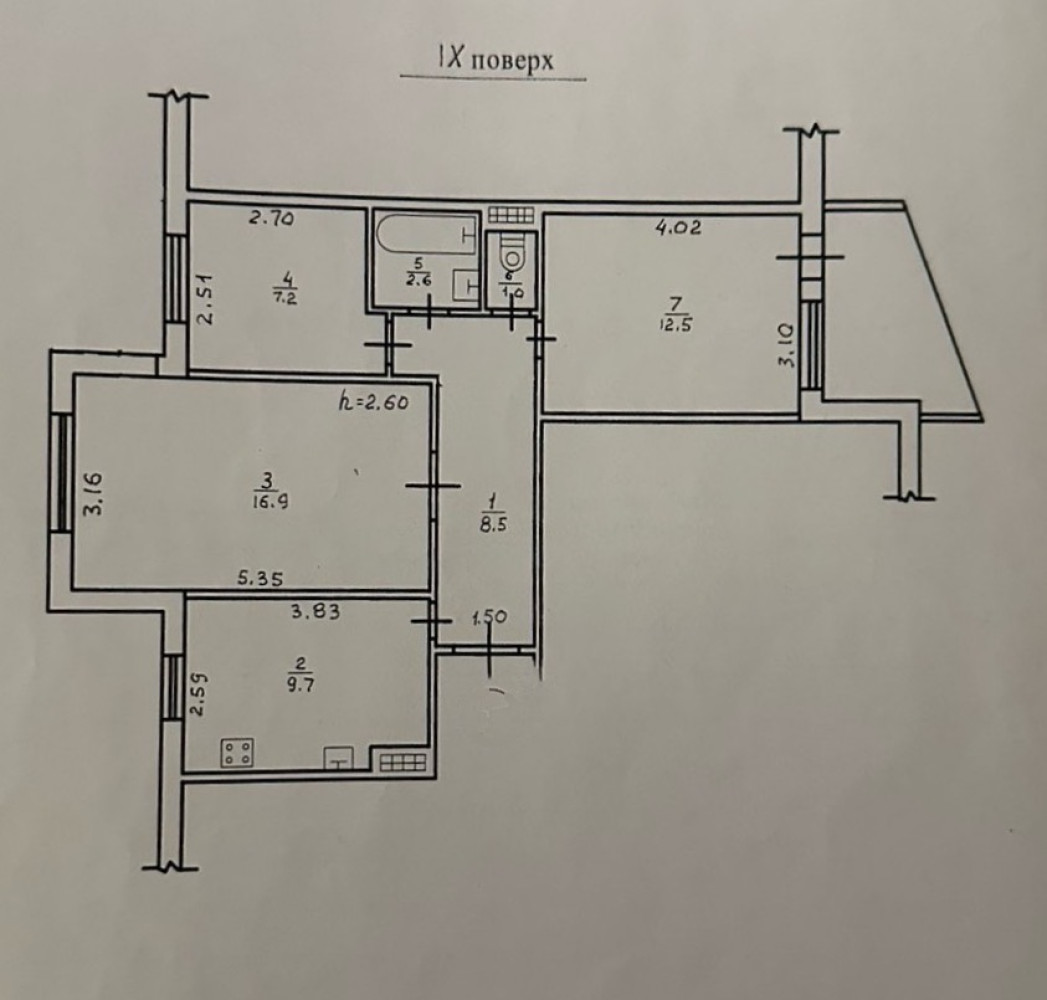 Квартира на ул. Вильямса Академика, 61 м², 46 000$ — FAKTOR