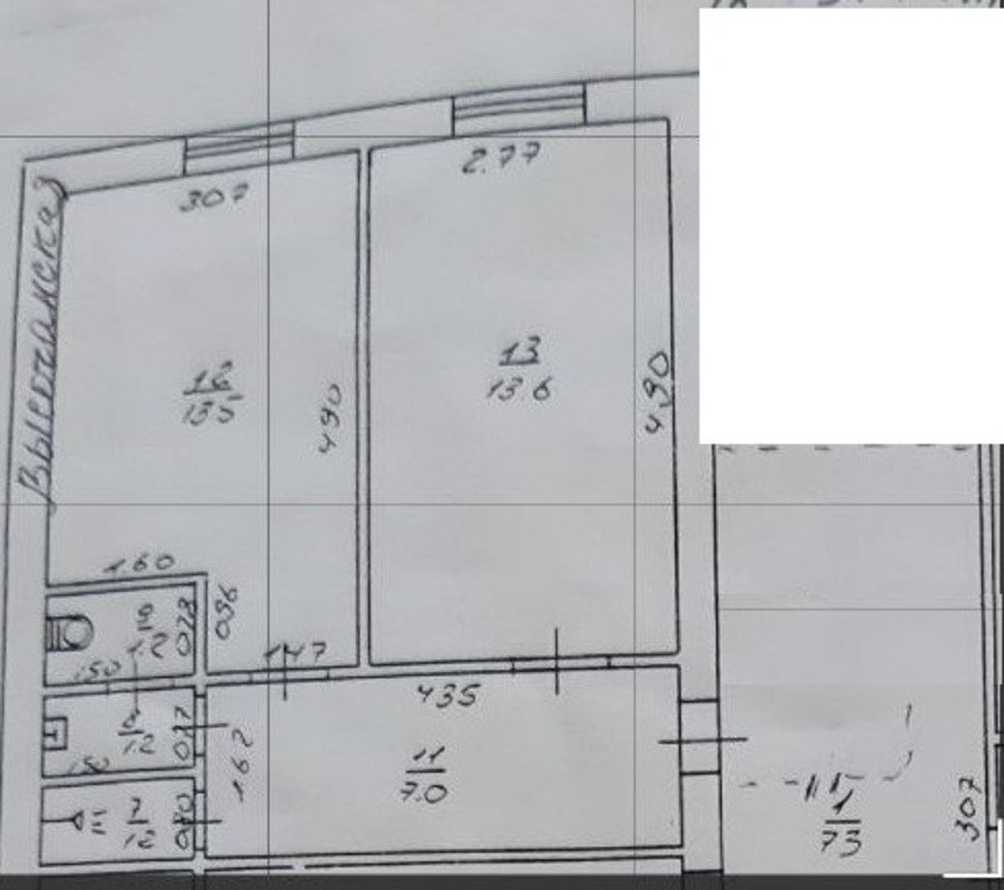 Квартира на ул. Овидиопольская дорога 3 (Черемушки), 46 м², 27 000$ — FAKTOR
